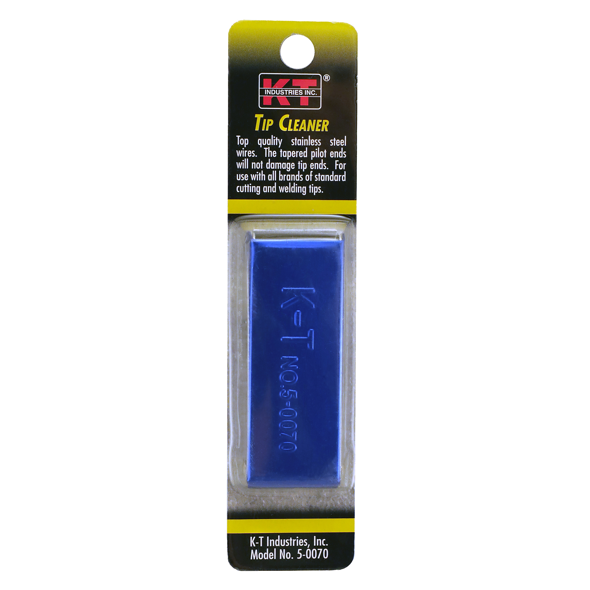 K-T Industries Standard Tip Cleaner — Stainless Steel, Multiple Sizes, Model# 5-0070